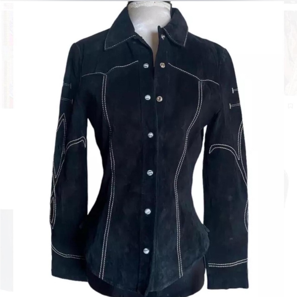 ***SOLD OUT*** Bebe Black Western Suede Jacket